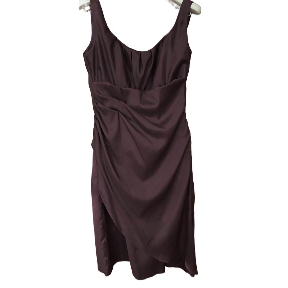NEW SOPHIA TOLLI women's short dress with shawl in eggplant